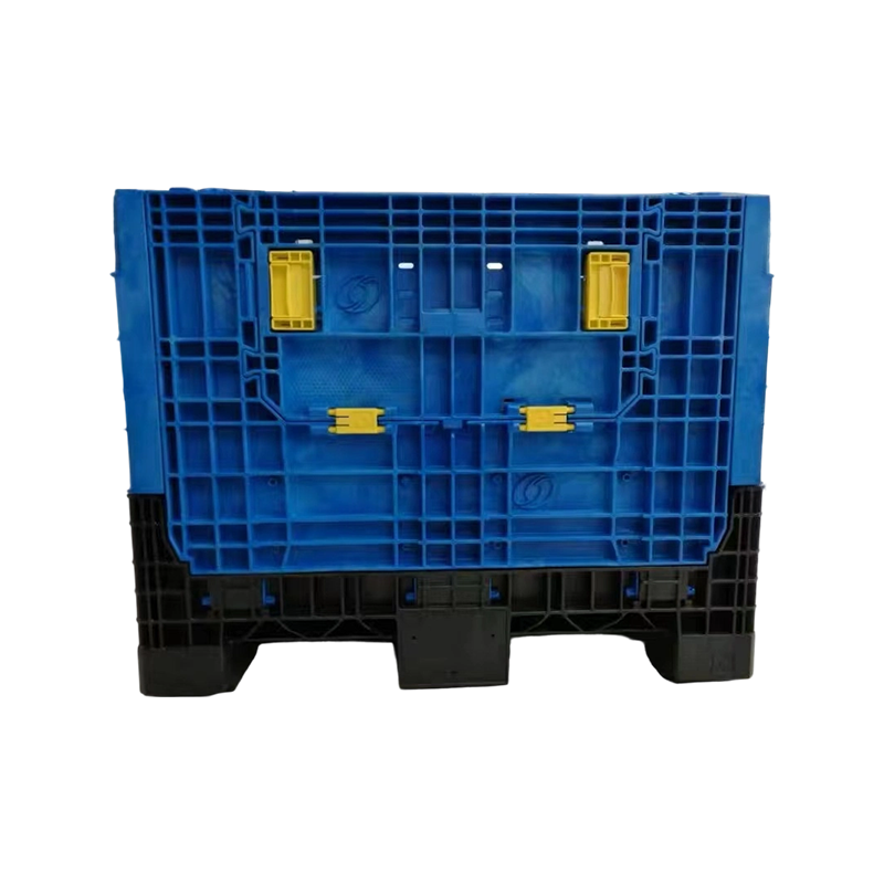 Side-Opening Easy-Loading Collapsible Pallet Container