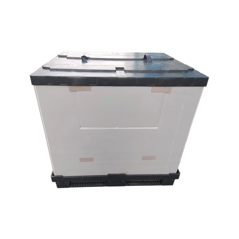 Reusable Injection-Molded Top & Bottom Lid Sleeve Pallet Box