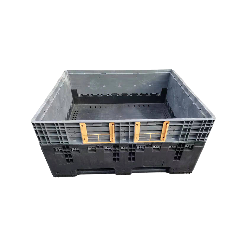 Heavy-Duty Foldable Plastic Pallet Box for E-Commerce Warehousing